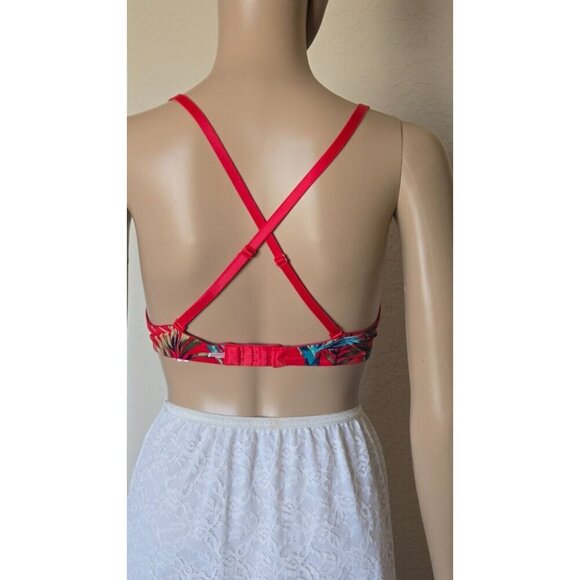 Victoria's Secret PINK Wear Everywhere Multiway Push up Bra Floral 34B - Picture 7 of 13